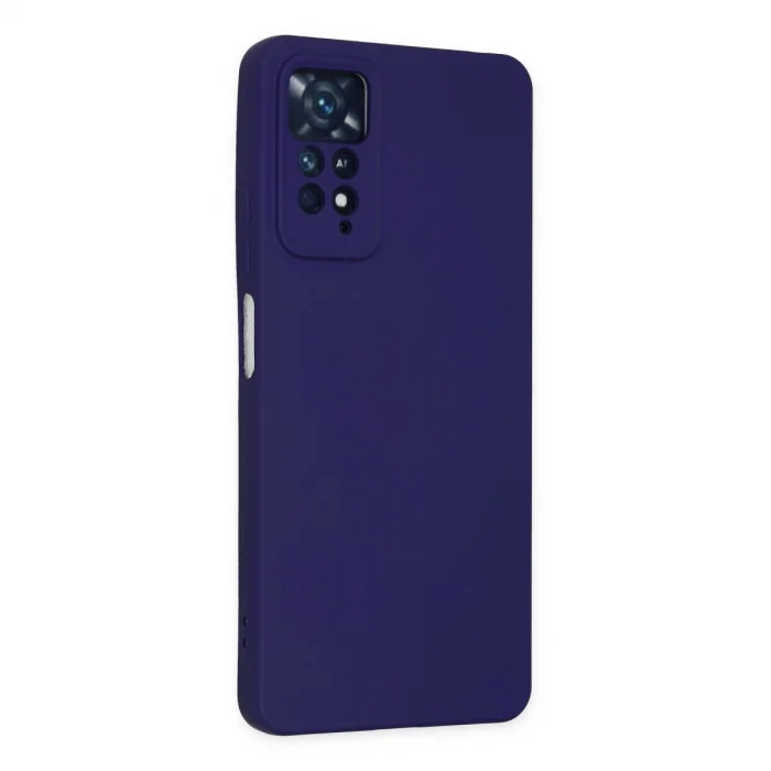 BUĞZ Xiaomi Redmi Note 11 Pro Kılıf Nano İçi Kadife Silikon - Mor
