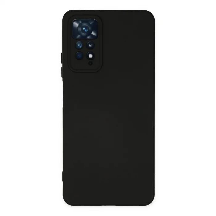 BUĞZ Xiaomi Redmi Note 11 Pro Kılıf Nano İçi Kadife Silikon - Siyah