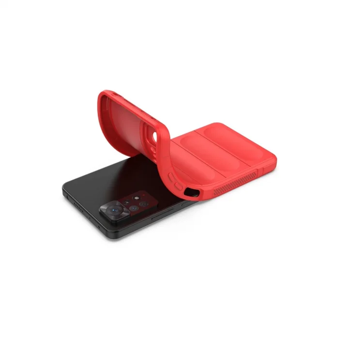 BUĞZ Xiaomi Redmi Note 11 Pro Kılıf Optimum Silikon - Kırmızı