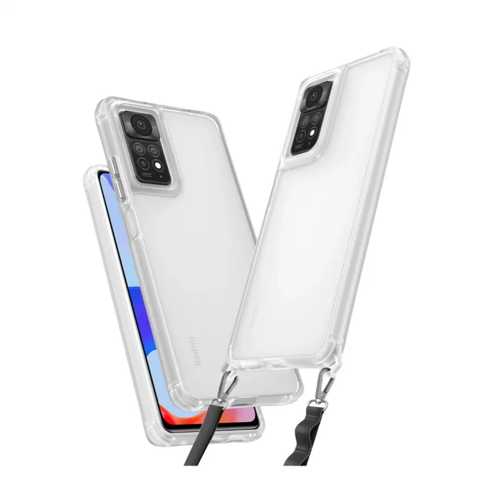 BUĞZ Xiaomi Redmi Note 11 Pro Kılıf Penta Silikon Kılıf - Şeffaf