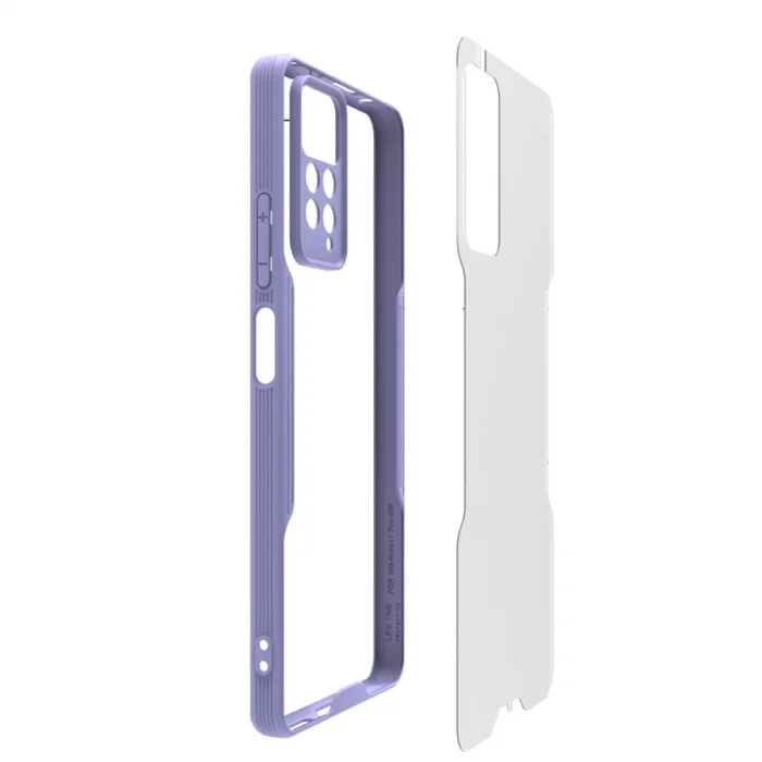 BUĞZ Xiaomi Redmi Note 11 Pro Kılıf Platin Silikon - Sarı