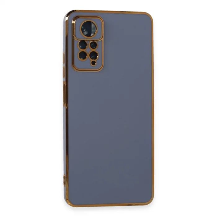 BUĞZ Xiaomi Redmi Note 11 Pro Kılıf Volet Silikon - Mavi