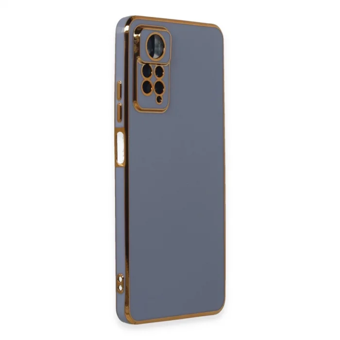 BUĞZ Xiaomi Redmi Note 11 Pro Kılıf Volet Silikon - Mavi