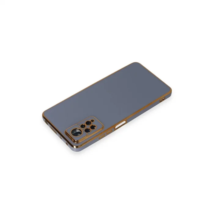 BUĞZ Xiaomi Redmi Note 11 Pro Kılıf Volet Silikon - Mavi