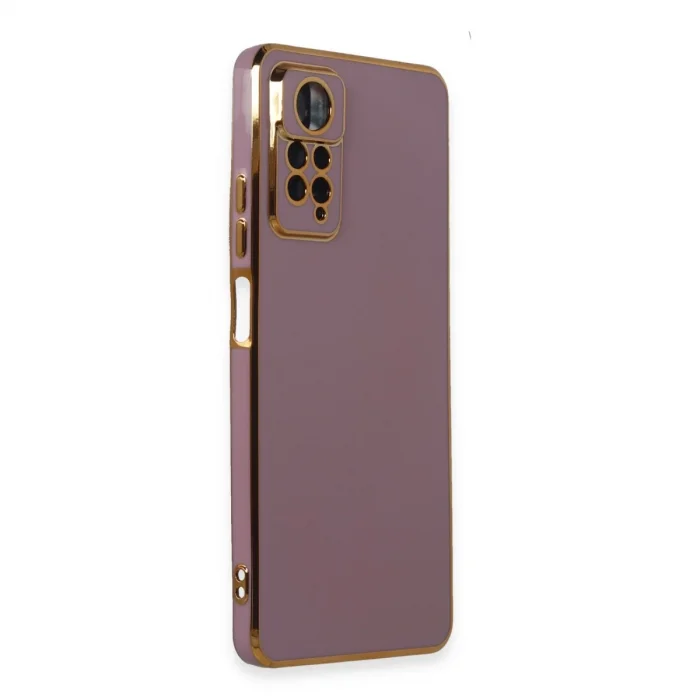 BUĞZ Xiaomi Redmi Note 11 Pro Kılıf Volet Silikon - Mor