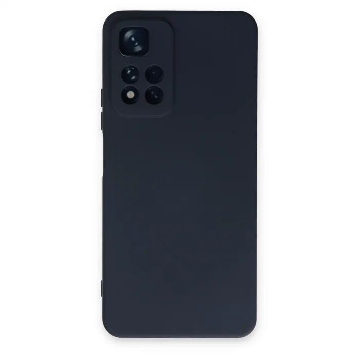 BUĞZ Xiaomi Redmi Note 11 Pro Plus 5g Kılıf Nano İçi Kadife Silikon - Lacivert