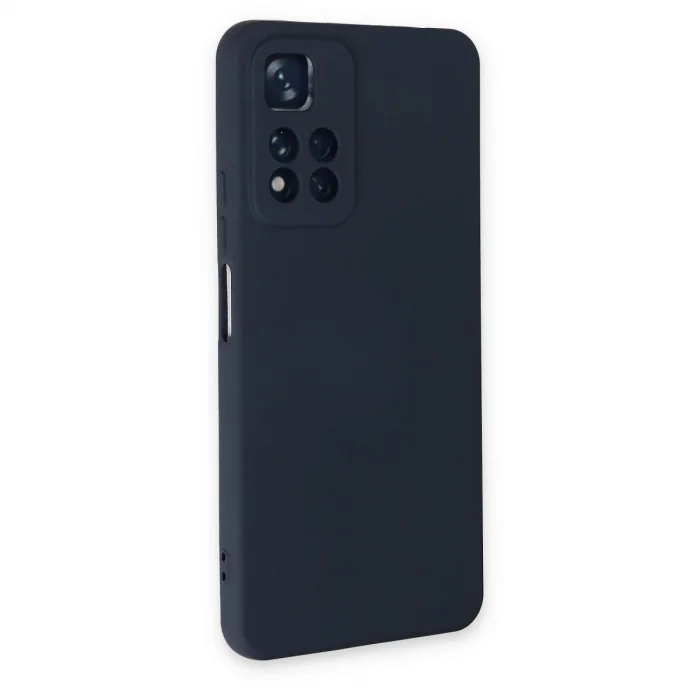 BUĞZ Xiaomi Redmi Note 11 Pro Plus 5g Kılıf Nano İçi Kadife Silikon - Lacivert