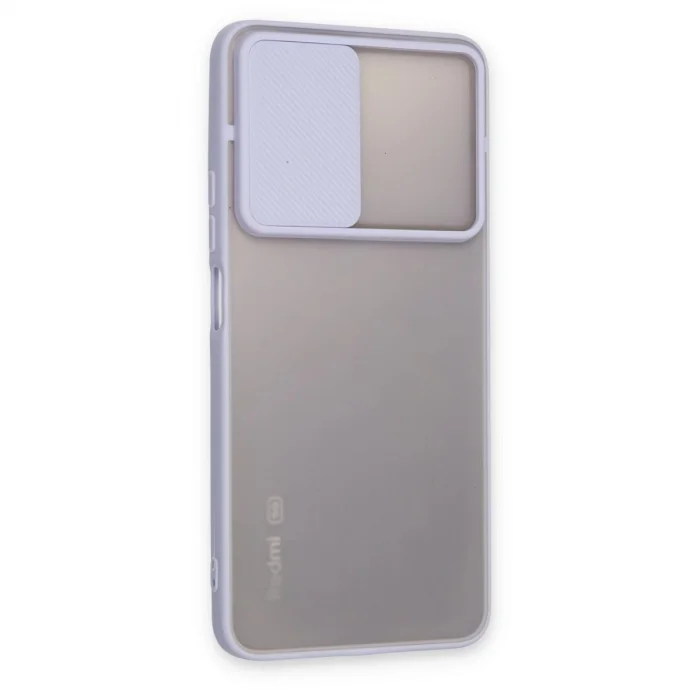 BUĞZ Xiaomi Redmi Note 11 Pro Plus 5g Kılıf Palm Buzlu Kamera Sürgülü Silikon - Lila