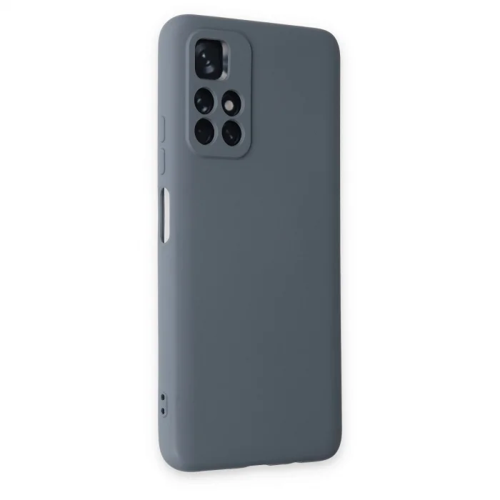 BUĞZ Xiaomi Redmi Note 11t Kılıf Nano İçi Kadife Silikon - Gri