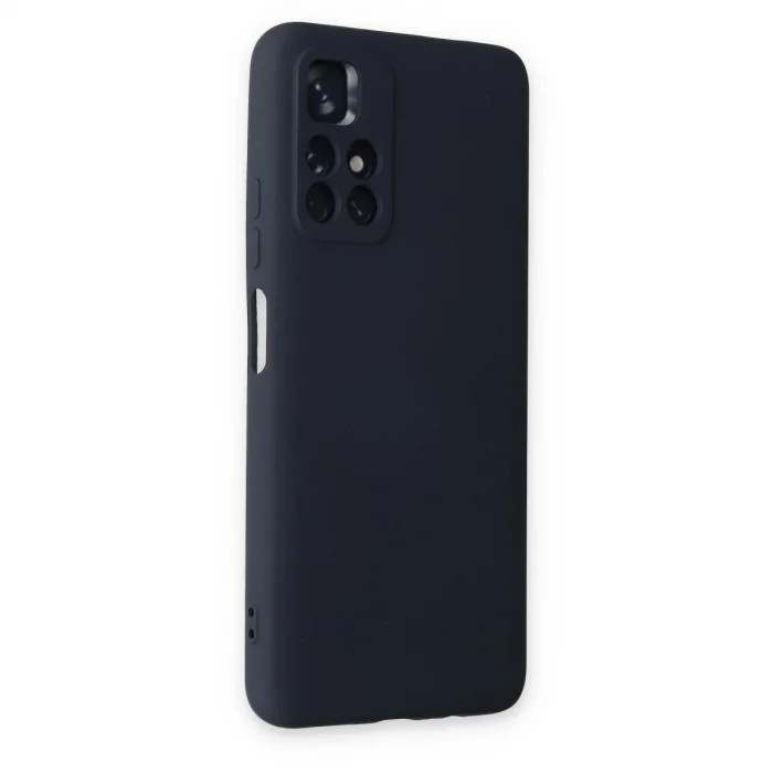 BUĞZ Xiaomi Redmi Note 11t Kılıf Nano İçi Kadife Silikon - Lacivert