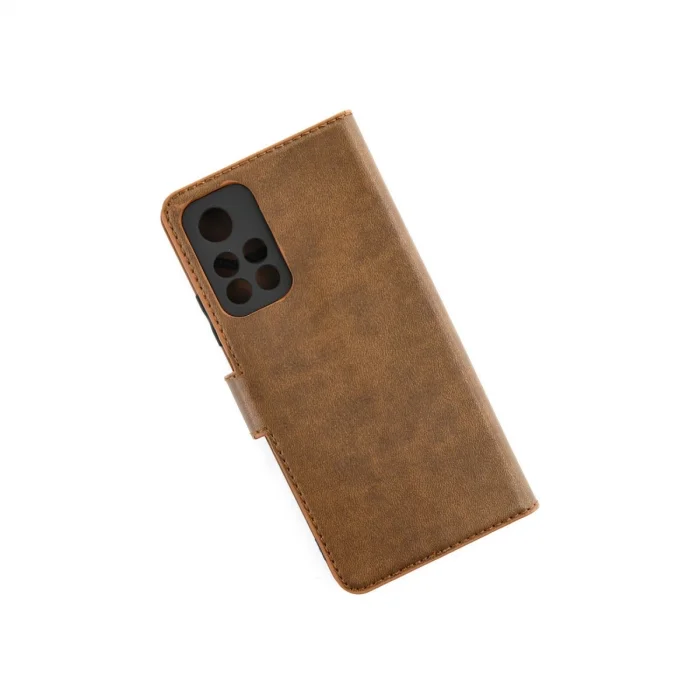 BUĞZ Xiaomi Redmi Note 11t Kılıf Trend S Plus Kapaklı Kılıf - Taba