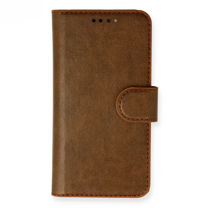 BUĞZ Xiaomi Redmi Note 11t Kılıf Trend S Plus Kapaklı Kılıf - Taba