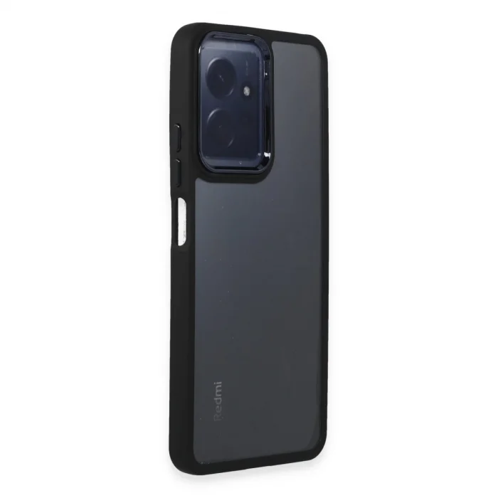 BUĞZ Xiaomi Redmi Note 12 4g Kılıf Dora Kapak - Siyah