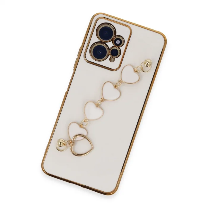 BUĞZ Xiaomi Redmi Note 12 4g Kılıf Esila Silikon - Beyaz