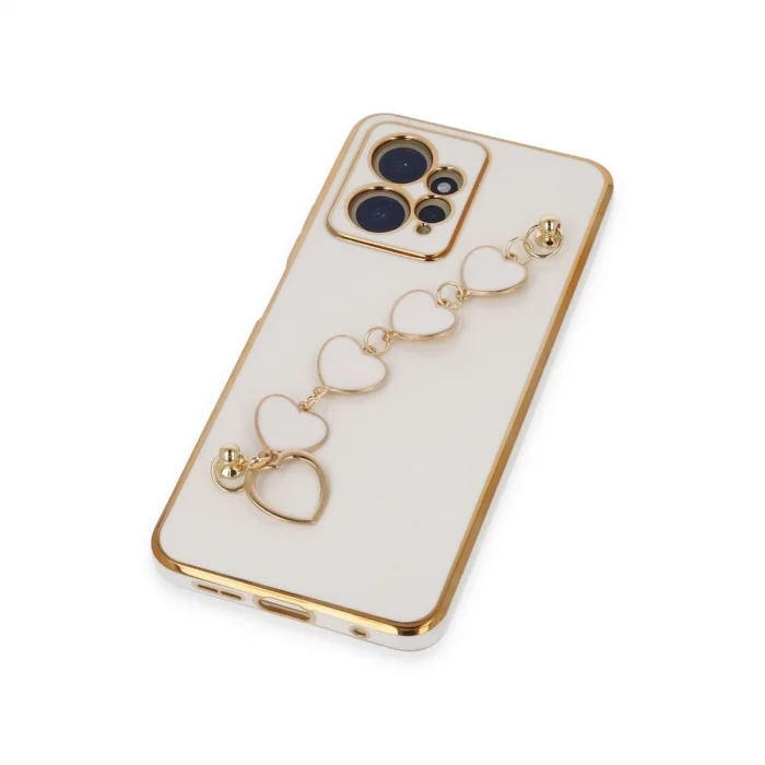 BUĞZ Xiaomi Redmi Note 12 4g Kılıf Esila Silikon - Beyaz