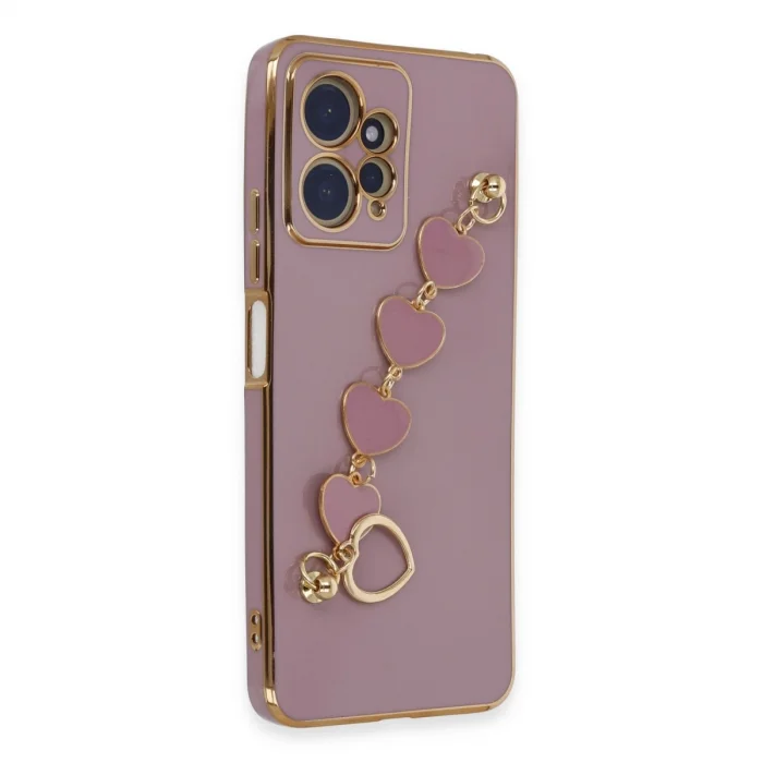 BUĞZ Xiaomi Redmi Note 12 4g Kılıf Esila Silikon - Mor