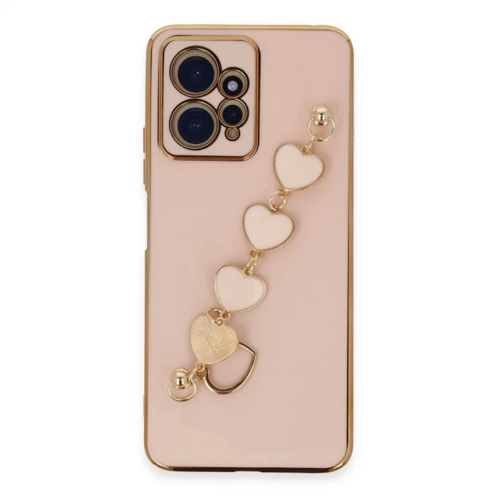 BUĞZ Xiaomi Redmi Note 12 4g Kılıf Esila Silikon - Pudra