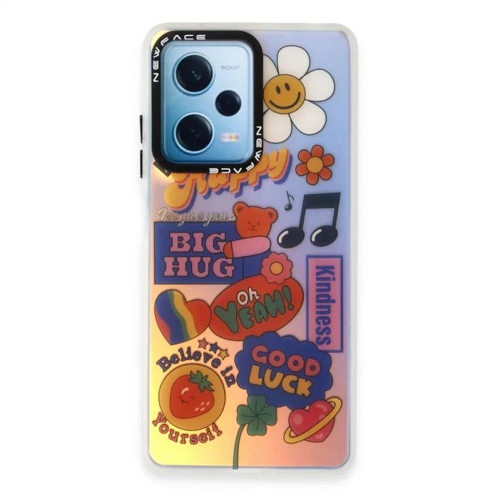 BUĞZ Xiaomi Redmi Note 12 4g Kılıf Estoril Desenli Kapak - Estoril - 15