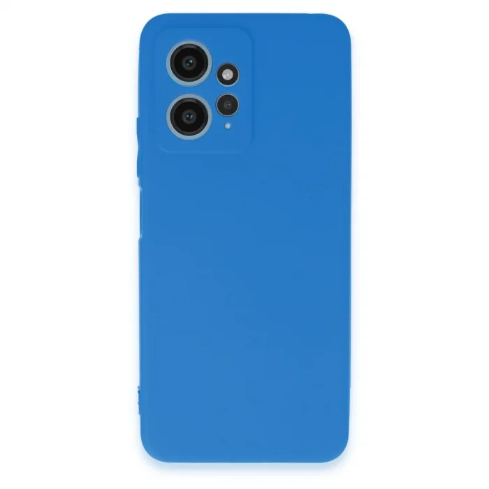 BUĞZ Xiaomi Redmi Note 12 4g Kılıf First Silikon - Mavi