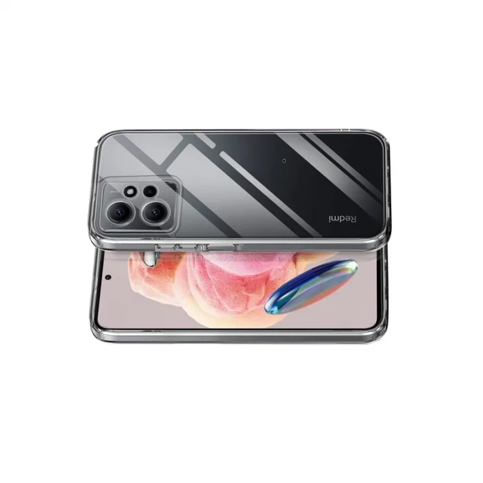 BUĞZ Xiaomi Redmi Note 12 4g Kılıf Lüx Şeffaf Silikon