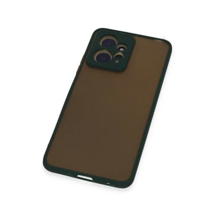 BUĞZ Xiaomi Redmi Note 12 4g Kılıf Montreal Silikon Kapak - Yeşil