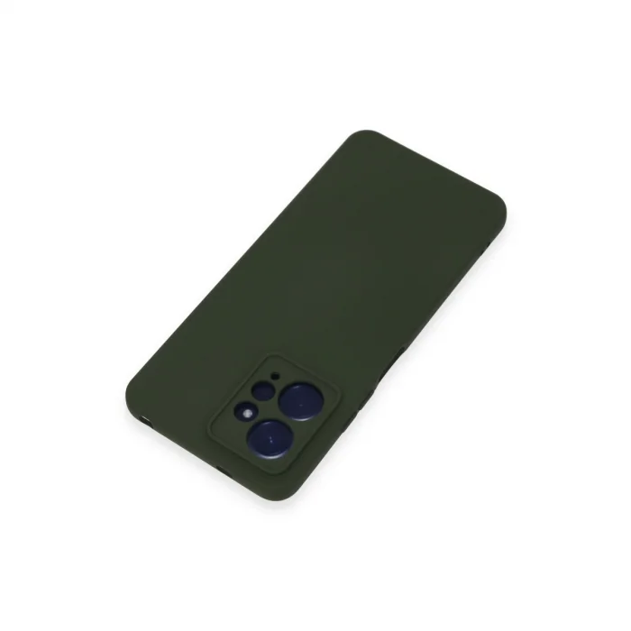 BUĞZ Xiaomi Redmi Note 12 4g Kılıf Nano İçi Kadife Silikon - Koyu Yeşil