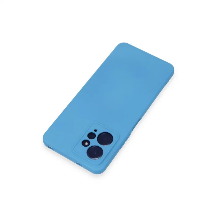 BUĞZ Xiaomi Redmi Note 12 4g Kılıf Nano İçi Kadife Silikon - Mavi