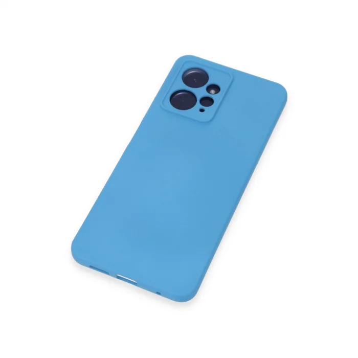 BUĞZ Xiaomi Redmi Note 12 4g Kılıf Nano İçi Kadife Silikon - Mavi