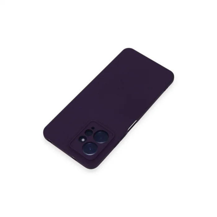 BUĞZ Xiaomi Redmi Note 12 4g Kılıf Nano İçi Kadife Silikon - Mor
