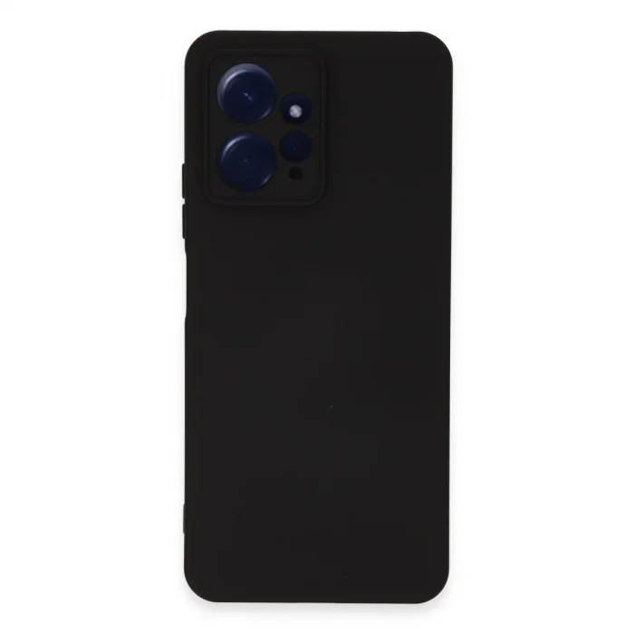 BUĞZ Xiaomi Redmi Note 12 4g Kılıf Nano İçi Kadife Silikon - Siyah