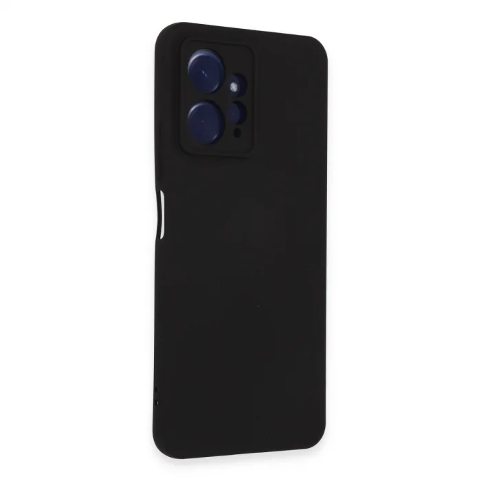 BUĞZ Xiaomi Redmi Note 12 4g Kılıf Nano İçi Kadife Silikon - Siyah