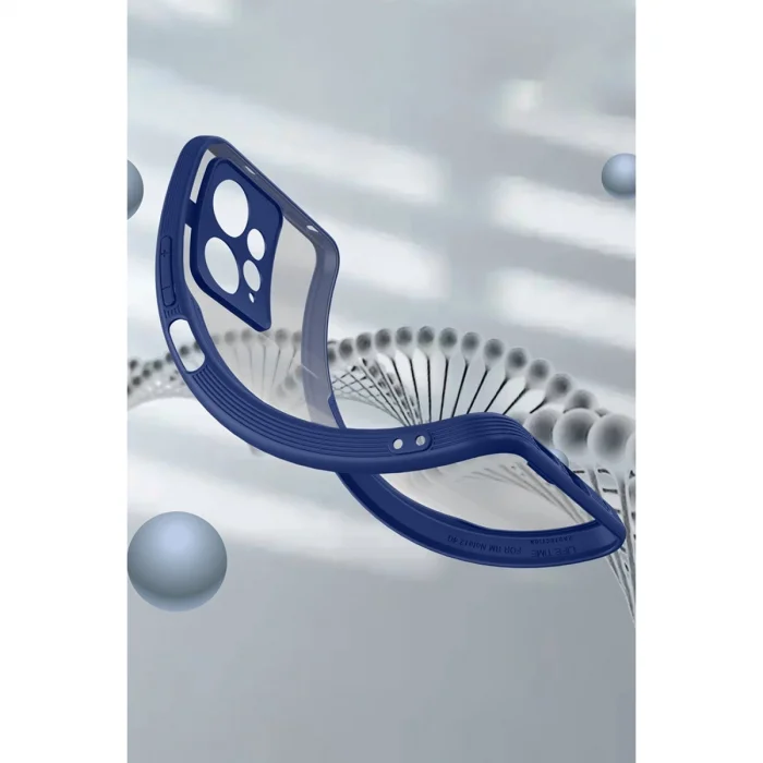 BUĞZ Xiaomi Redmi Note 12 4g Kılıf Platin Silikon - Kırmızı