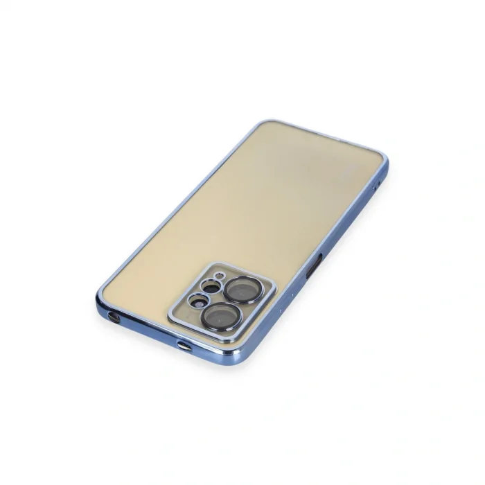 BUĞZ Xiaomi Redmi Note 12 4g Kılıf Razer Lensli Silikon - Açık Mavi