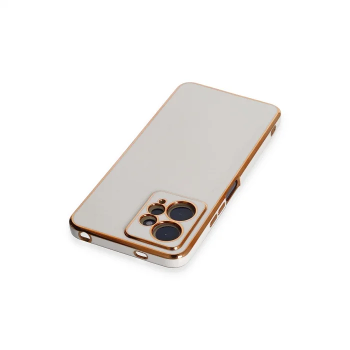 BUĞZ Xiaomi Redmi Note 12 4g Kılıf Volet Silikon - Beyaz