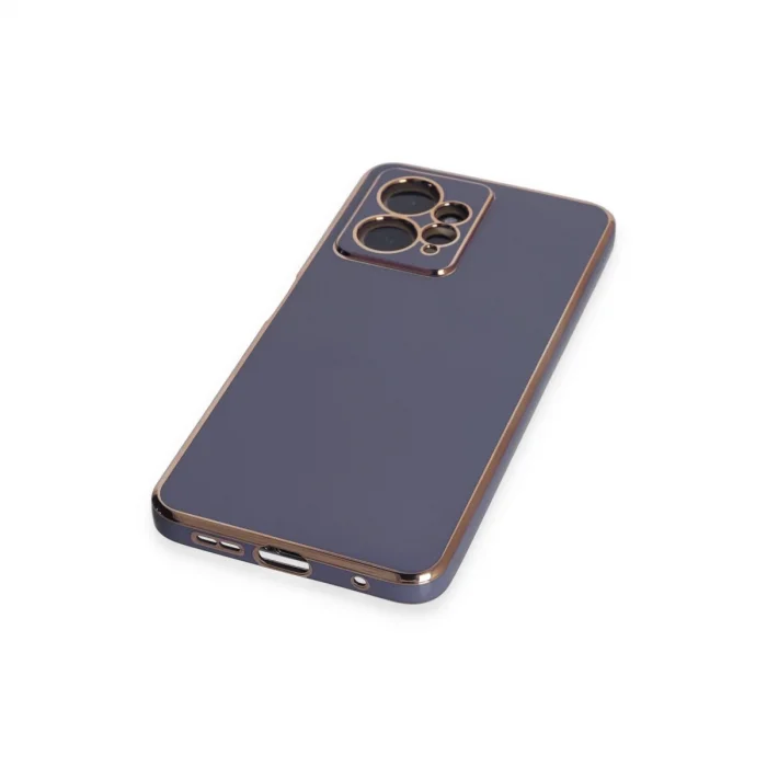 BUĞZ Xiaomi Redmi Note 12 4g Kılıf Volet Silikon - Mavi