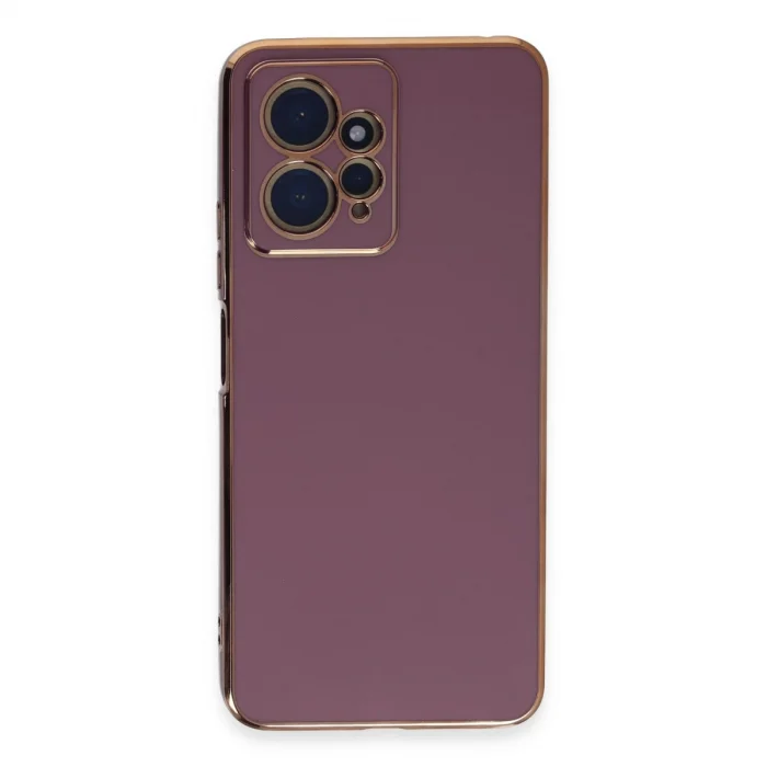 BUĞZ Xiaomi Redmi Note 12 4g Kılıf Volet Silikon - Mor