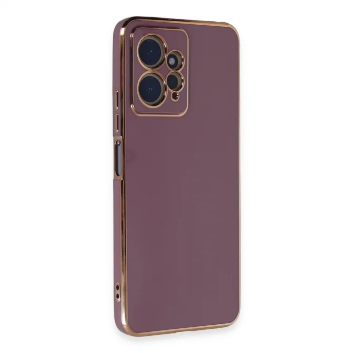 BUĞZ Xiaomi Redmi Note 12 4g Kılıf Volet Silikon - Mor