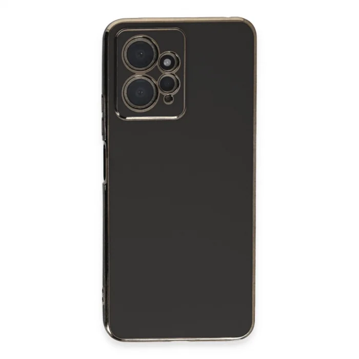 BUĞZ Xiaomi Redmi Note 12 4g Kılıf Volet Silikon - Siyah