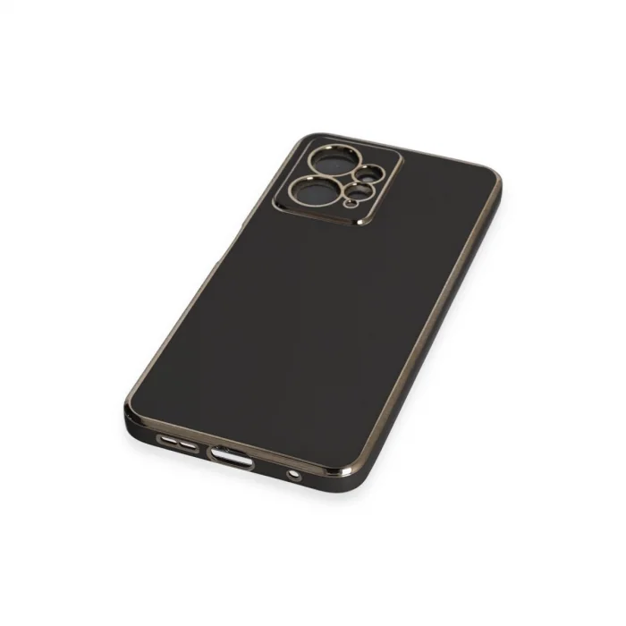 BUĞZ Xiaomi Redmi Note 12 4g Kılıf Volet Silikon - Siyah