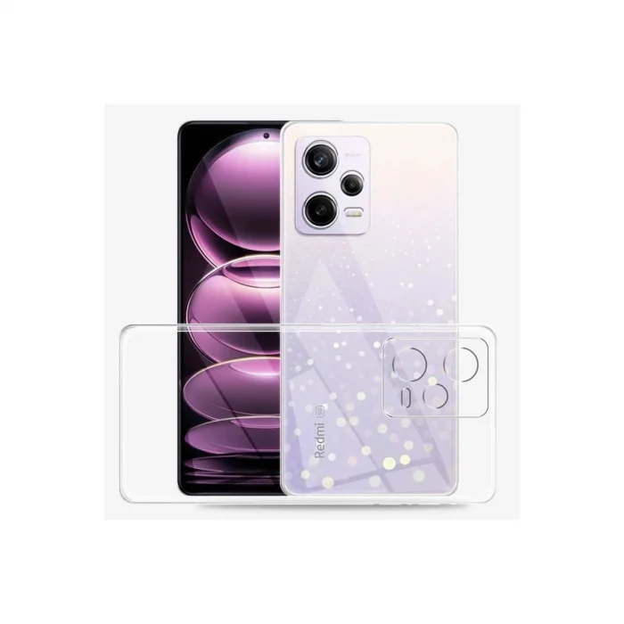 BUĞZ Xiaomi Redmi Note 12 5g Kılıf Lüx Şeffaf Silikon