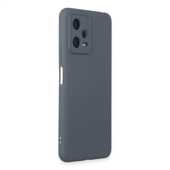 BUĞZ Xiaomi Redmi Note 12 5g Kılıf Nano İçi Kadife Silikon - Gri