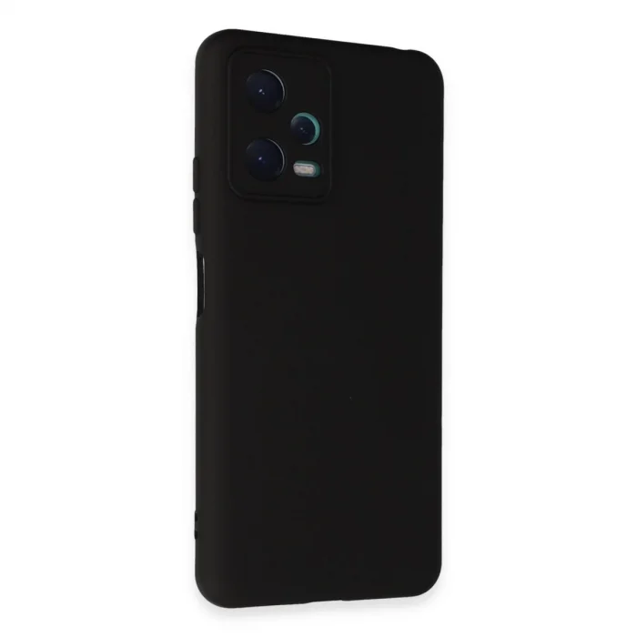 BUĞZ Xiaomi Redmi Note 12 5g Kılıf Nano İçi Kadife Silikon - Siyah