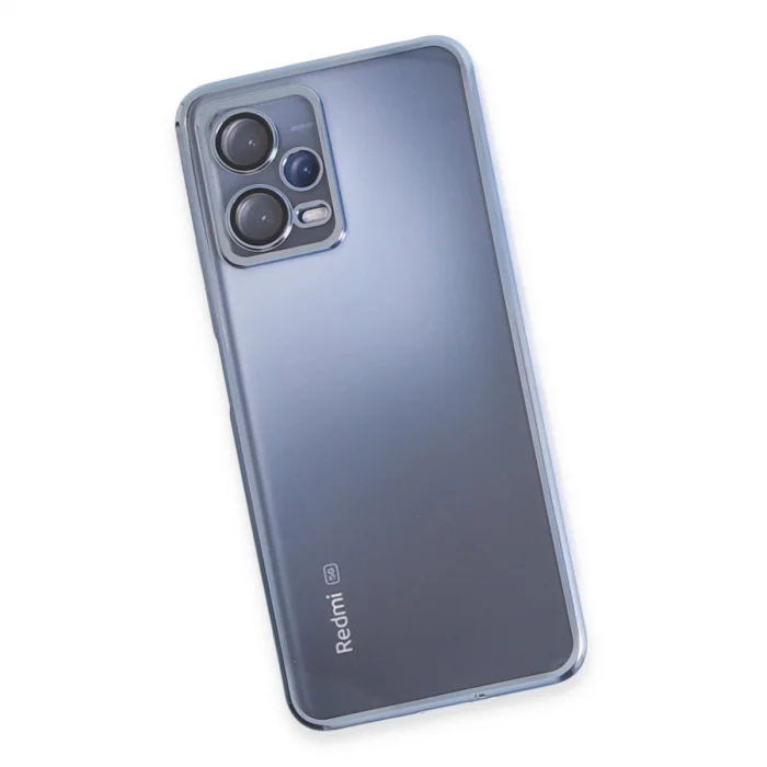 BUĞZ Xiaomi Redmi Note 12 5g Kılıf Razer Lensli Silikon - Açık Mavi