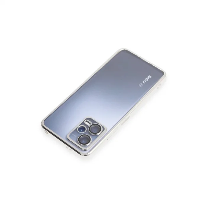 BUĞZ Xiaomi Redmi Note 12 5g Kılıf Razer Lensli Silikon - Gold