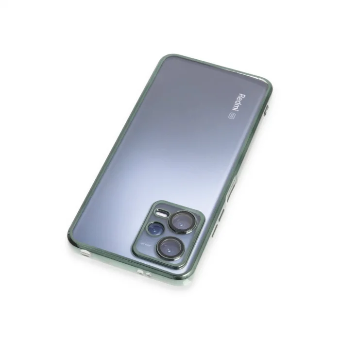BUĞZ Xiaomi Redmi Note 12 5g Kılıf Razer Lensli Silikon - Yeşil