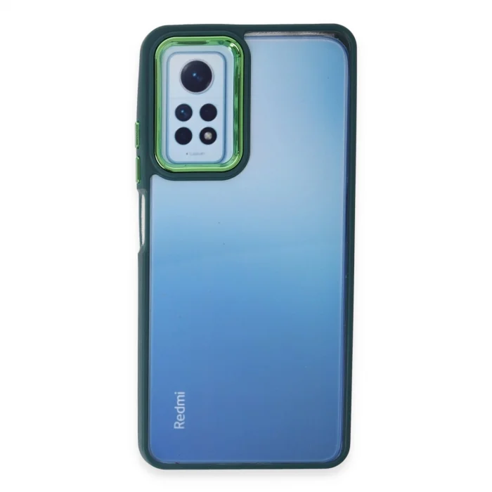 BUĞZ Xiaomi Redmi Note 12 Pro 4g Kılıf Dora Kapak - Haki Yeşil