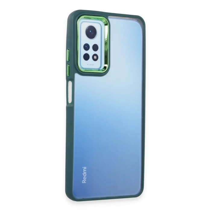 BUĞZ Xiaomi Redmi Note 12 Pro 4g Kılıf Dora Kapak - Haki Yeşil