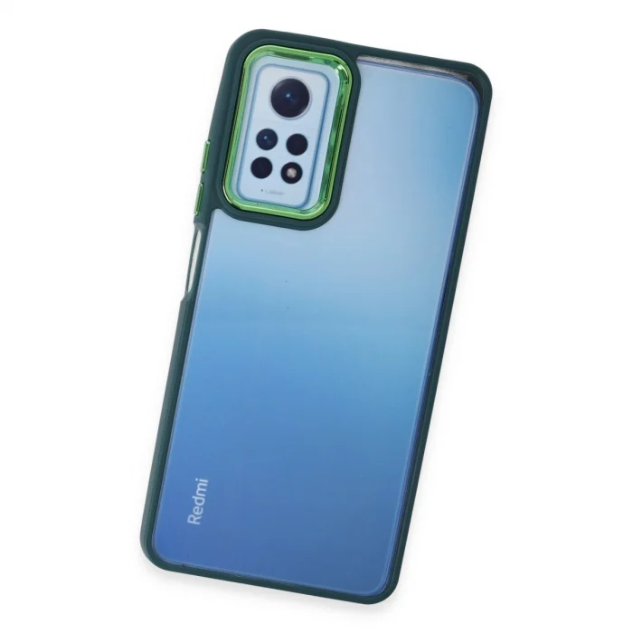 BUĞZ Xiaomi Redmi Note 12 Pro 4g Kılıf Dora Kapak - Haki Yeşil