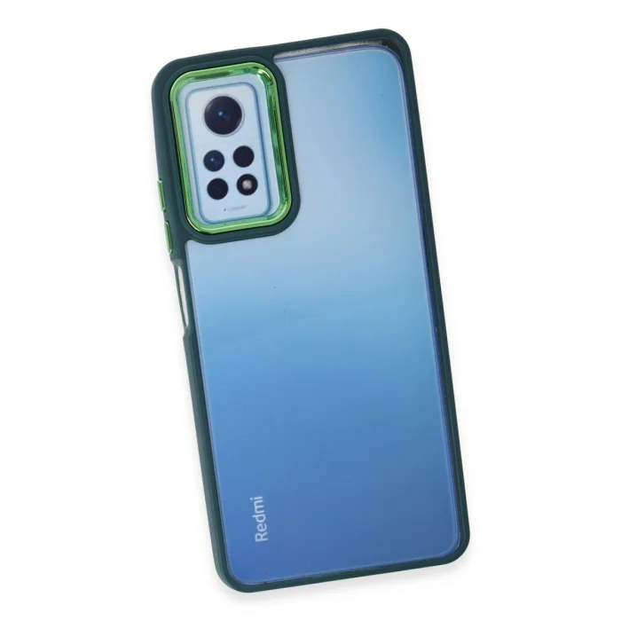BUĞZ Xiaomi Redmi Note 12 Pro 4g Kılıf Dora Kapak - Haki Yeşil