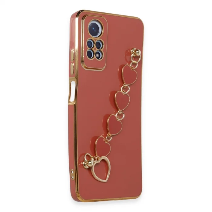 BUĞZ Xiaomi Redmi Note 12 Pro 4g Kılıf Esila Silikon - Kırmızı